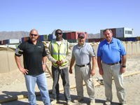 TFMD Deployment Team with Local FOB Fuel Contractor in Afghanistanr